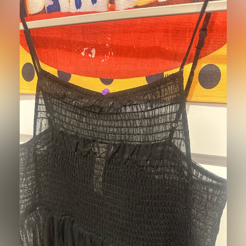 Free People Black Sheer Spaghetti Strap maxi Dress - Picture 17 of 17